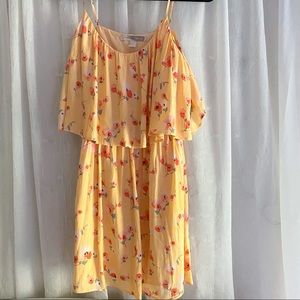 Forever 21 Yellow Floral Dress with Flowers